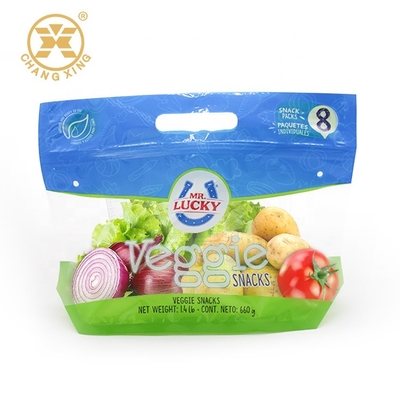 De CPP del ANIMAL DOMÉSTICO de Eco del levantar las bolsas de plástico amistosas de las bolsas para las verduras de empaquetado con los agujeros
