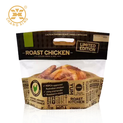 BOPP asó el pollo que el acondicionamiento de los alimentos congelados empaqueta el soporte 0.75kg encima de las bolsas para la comida