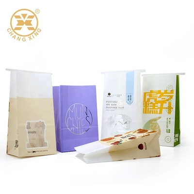 El SGS amistoso de los bolsos del embalaje del pan de la panadería del escudete de Eco recicló bolsos del envase de plástico