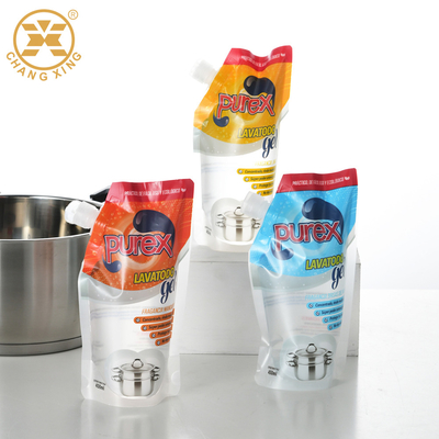 De encargo de empaquetado detergentes libres reutilizables de la bolsa de BOPP BPA impresa se colocan encima de bolsas