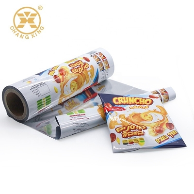El carrete de película termosoldable de encogimiento del calor del queso imprimió la categoría alimenticia de empaquetado para los microprocesadores de tortilla