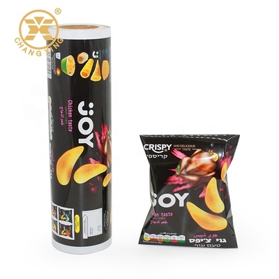 Patata plástica laminada Chips Roll de la película de rollo del acondicionamiento de los alimentos BOPP/VMCPP